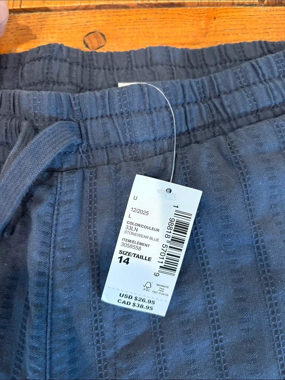 The Children's Place Blue Textured Pull-On Shorts